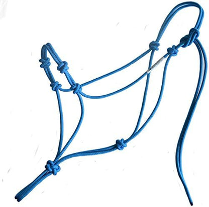 Horse Rope Training Halter - 4 Knot 1/4" Stiff Halter Cord - Used by Famous Trainers Multiple Sizes