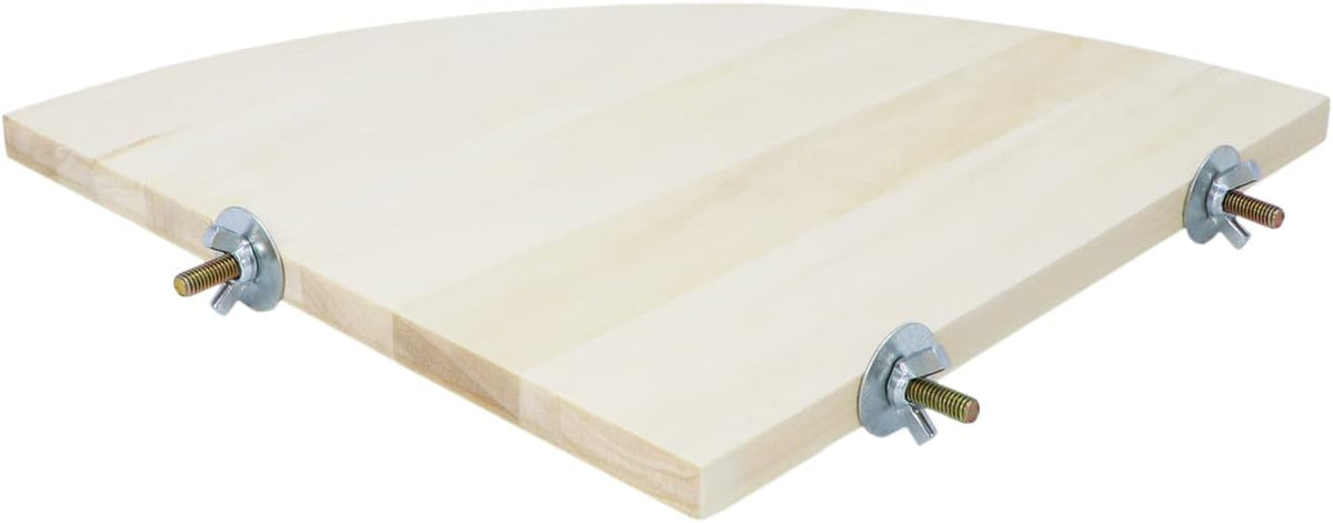 Wontee Bird Perch Stand 2 Pack Wooden Platform Corner Ledge for Budgies Cockatiels Conures African