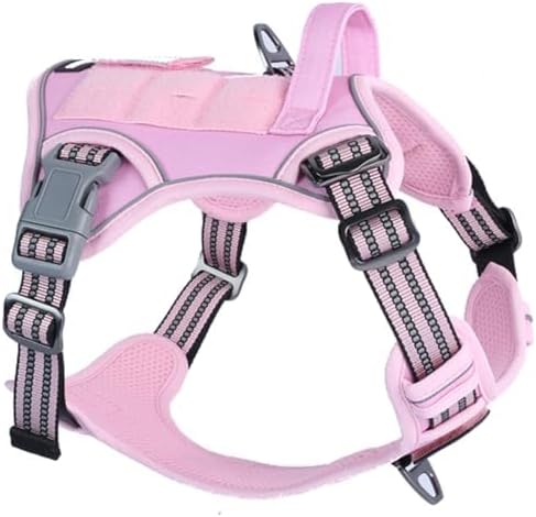 BUMBIN Tactical Dog Harness for Small Dogs No Pull, Famous TIK Tok No Pull Puppy Harness, Fit Smart