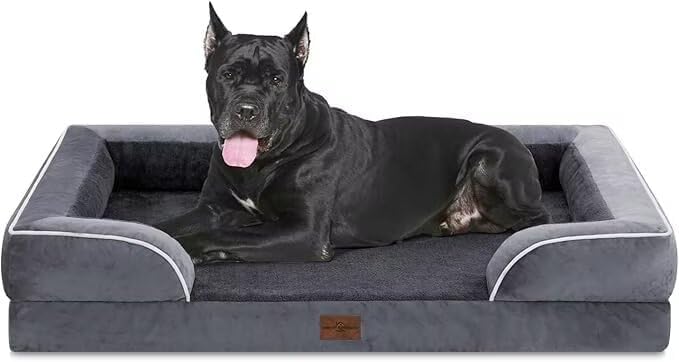 Comfort Expression Waterproof Orthopedic Foam Dog Beds, XXL Orthopedic Dog Beds for Extra Large
