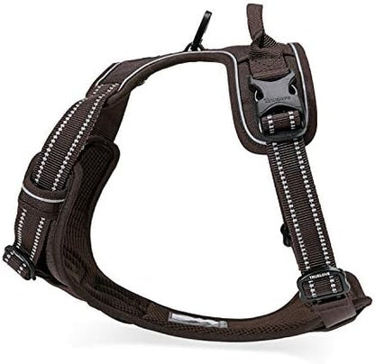 TRUE LOVE Adjustable No-Pull Dog Harness Reflective Pup Vest Harnesses Comfortable Control