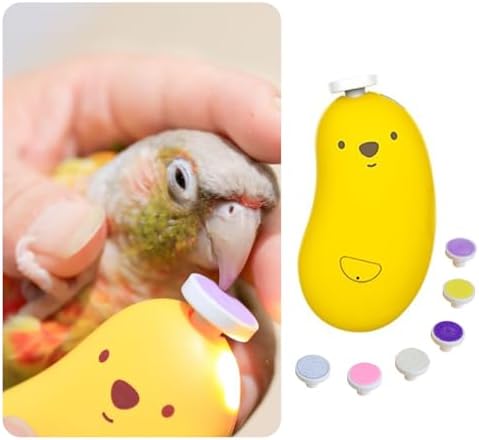 MANON ROSA Bird Nail Grinder, Bird Beak Grinder- Safe and Quiet Bird Nail Care Tool, Complete