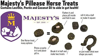 Majesty's PillEase Horse Treats | A Delicious Soft and Pliable No Bake Cookie Horse Treat | Makes