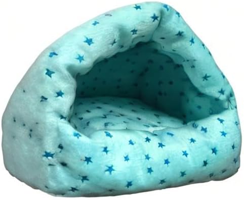 WOWOWMEOW Guinea Pig Cave Bed Small Animals Warm Cage Hanging Bed for Rat, Chinchilla, Hedgehog