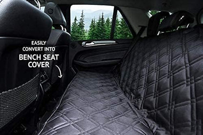 Bulldogology Dog Car Seat Cover for Back Seat 58"x56" Waterproof Pet Seat Cover SUV - Seat Cover