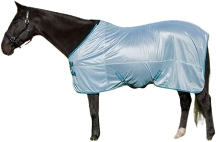 TuffRider Comfy Mesh Fly Sheet | UV Protection Horse Sheet, Standard Neck, 130 Grams Breathable