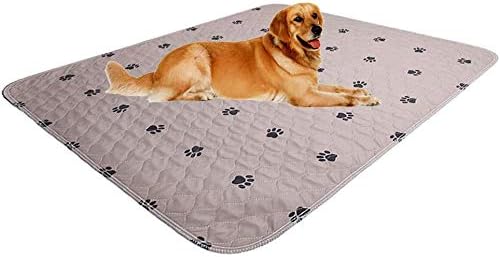 Washable Dog Pee Pads with Puppy Grooming Gloves,Puppy Pads,Reusable Pet Training Pads,Waterproof