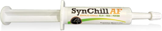 SynChill AF Calming Gel for Nervous Horses - Single Serving - Advanced Formula with L-Theanine