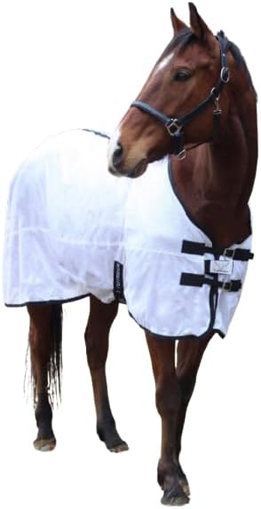 TuffRider Comfy Mesh Fly Sheet | UV Protection Horse Sheet, Standard Neck, 130 Grams Breathable