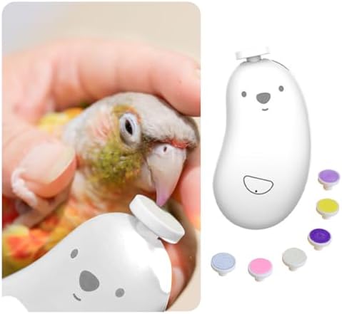 MANON ROSA Bird Nail Grinder, Bird Beak Grinder- Safe and Quiet Bird Nail Care Tool, Complete
