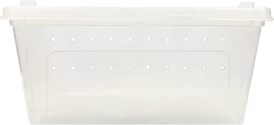 Happy Habitat - Ventilated Enclosure & Breeder Box - for Live Feeder Insects, Reptiles, Amphibians