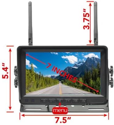 FalconEye Electronics 2nd Generation 200-300Ft Wireless Range Backup Camera for Trucks, Fleets. HD