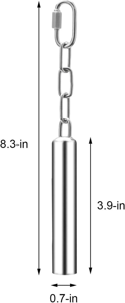 Stainless Steel Bell Toy Bird Cage Hanging Bite Toy for Parrot Parakeet Budgie Cockatiel Conure