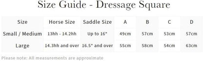 LeMieux Suede Dressage Square - English Saddle Pads for Horses - Equestrian Riding Equipment and