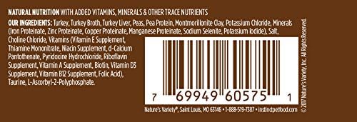 Instinct Limited Ingredient Diet, Natural Wet Cat Food, Grain Free Recipe - Real Turkey, 3 oz. Cans