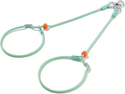 Howgo Double Slip Leash Slip Lead | Dual Dog Lead for 2 Dogs,360° Swivel No Tangle | Dog Training