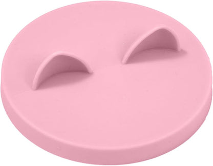 OHMO 2 Pack Cat Food Can Lids, Small Size (3 oz) Silicone Pet Food Can Lids Covers for 3 oz Cat
