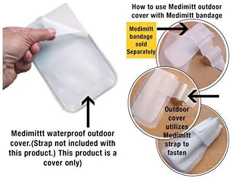 Outdoor Water Proof Cover. Slides Over MediMitts for Dogs paw (which are Sold Separately) Fastens