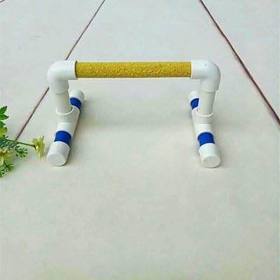 Hypeety Small Bird Parrot Stand Perch Table Top Stand Playground Grind Perch Swing Training