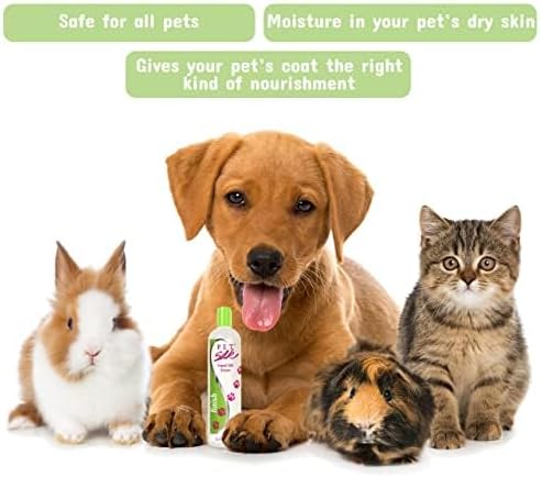 Pet Silk Liquid Silk Serum 4oz, Leave-in Finishing Spray Conditioner & Detangler, Inused with Silk