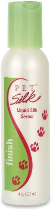 PET SILK Liquid Silk Serum, Leave-in Finishing Spray Conditioner & Detangler, Inused with Silk