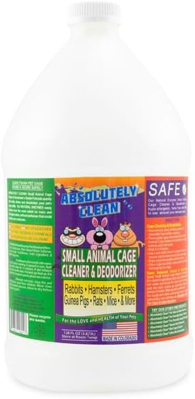 Amazing Small Animal Cage Cleaner, Just Spray/Wipe, Easily Removes Messes & Odors - Hamster Cages