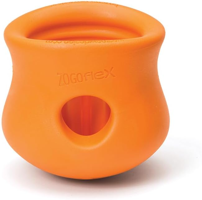 West Paw Zogoflex Toppl Treat Dispensing Dog Toy Puzzle – Interactive Chew Toys for Dogs – Dog Toy