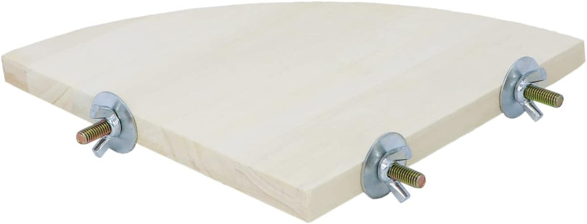 Wontee Bird Perch Stand 2 Pack Wooden Platform Corner Ledge for Budgies Cockatiels Conures African