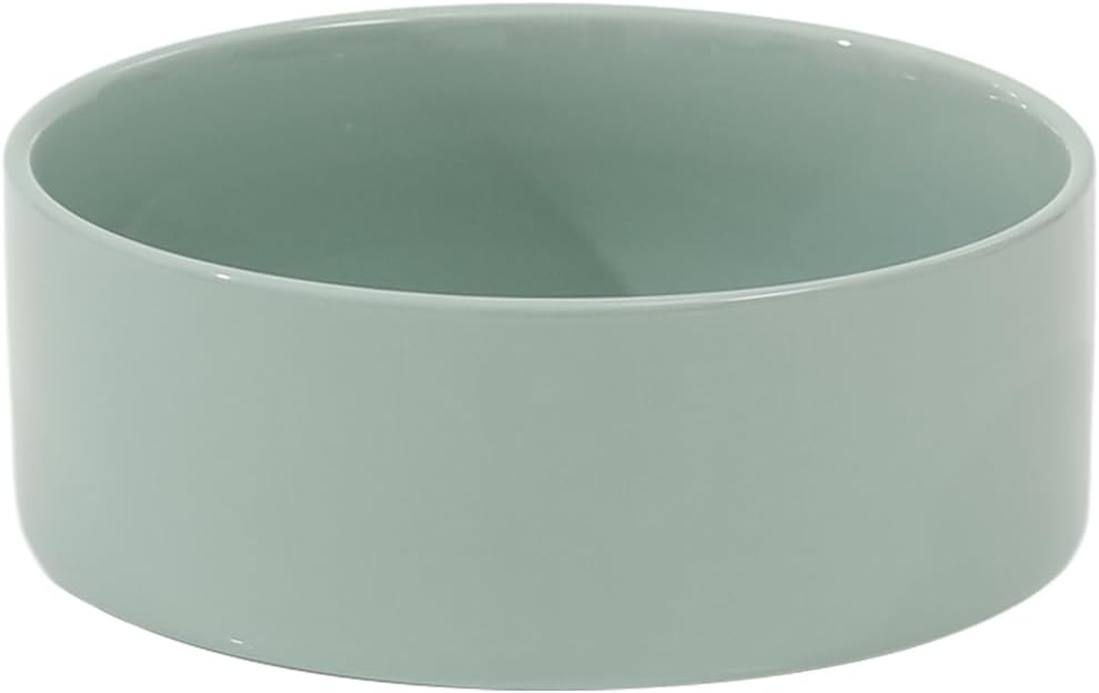 Ceramic 7.3inch Dog Bowl, Food and Water Bowl for Medium Breed Dog, Pet Feeder for Replacement