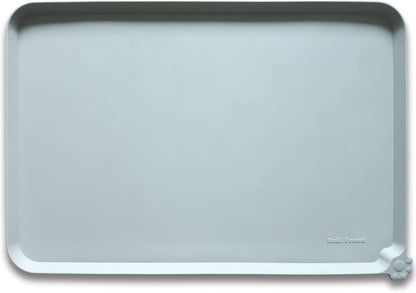 Hoki Found XX-Large Silicone Pet Food Mats Tray - Non Slip Pet Dog Cat Bowl Mats Placemat - Pet