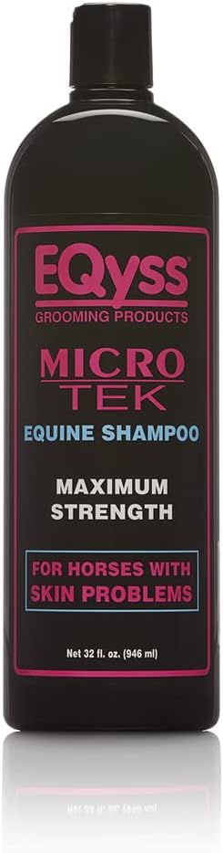 EQyss Micro-Tek Equine Itch Relief Shampoo - Soothes Irritated Skin, Stops Itching, Scratching