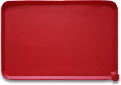 Hoki Found X-Large Silicone Non Slip Pet Feeding Mats - Waterproof Dog Cat Food Mats for Carpet