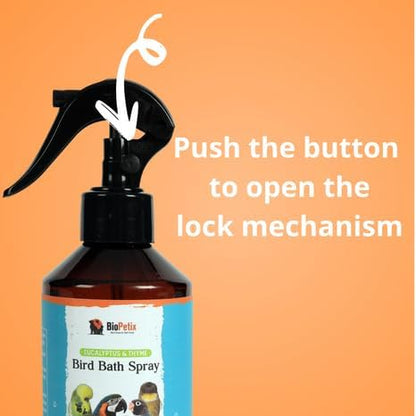 Eucalyptus and Thyme Extract Bird Bath Spray I Special Herbal Formula for Vibrant and Healthy