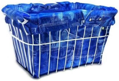 Cruiser Candy Bike Basket Liner Waterproof, Universal Fit for Most Bike Baskets, Stylish 2in1Tote