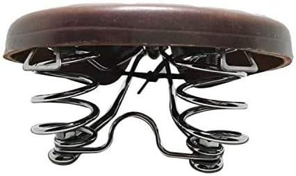 UNISTRENGH English Vintage Bicycle Saddle Touring City Saddle Comfortable Comfort Leather Bicycle