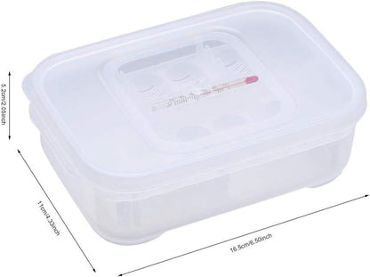 Zerodis Reptile Breeding Box, Plastic Incubator with Transparent Lid for Hatching Gecko, Lizards