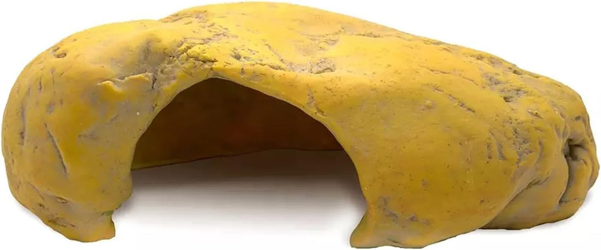 Reptile Hide Snake Cave Large Simulation Stone Resin Hideout Leopard Gecko Lizard Tank Accessories