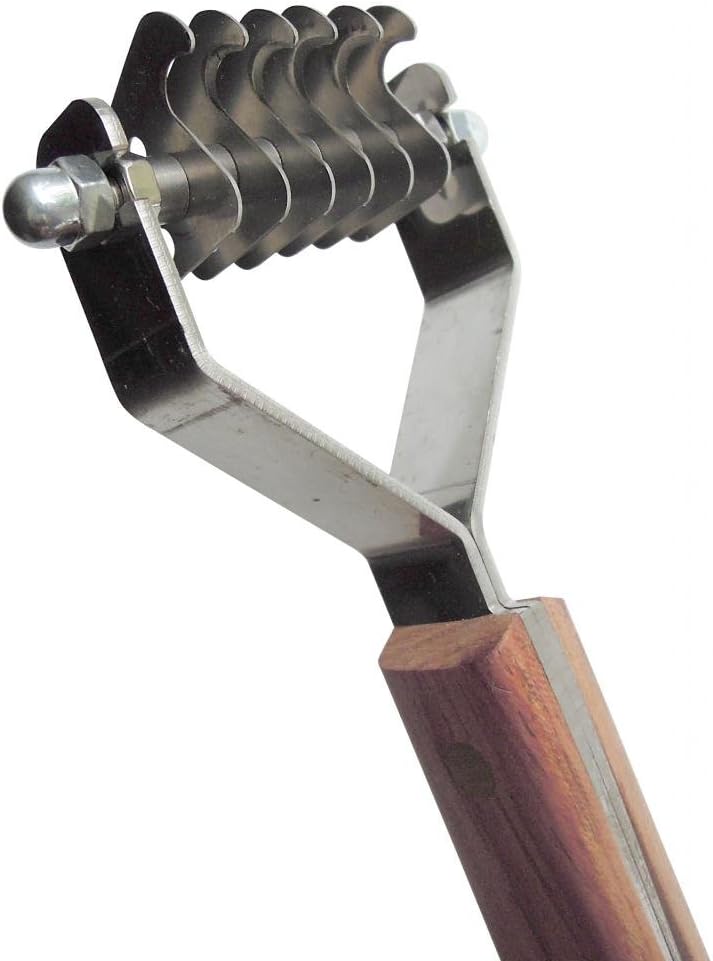 Mars Coat King Dematting Undercoat Grooming Rake Stripper Tool for Dogs and Cats, Stainless Steel