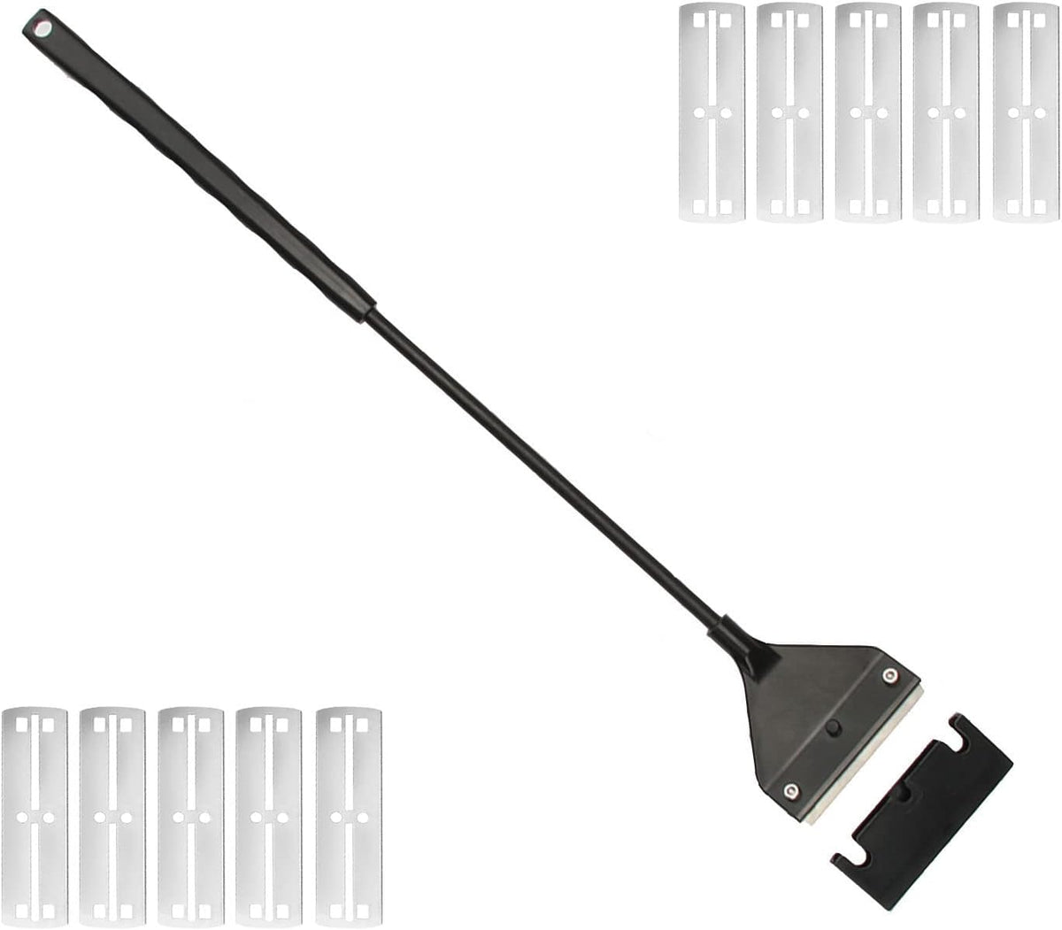 Algae Scraper for Glass Aquarium,Aquarium Razor Scraper with 10 Replaceable Blades,Aquarium