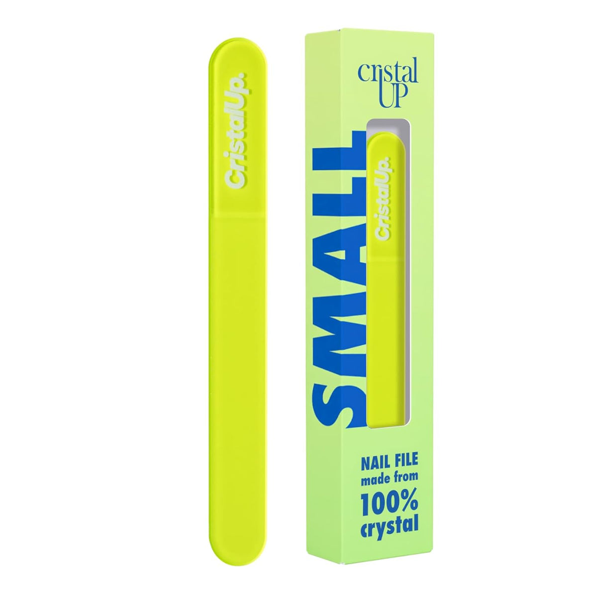 Crystal Nail File 3 in, Glass File Ideal for Purse, Durable, Safe and Gentle on Nails, Perfect for
