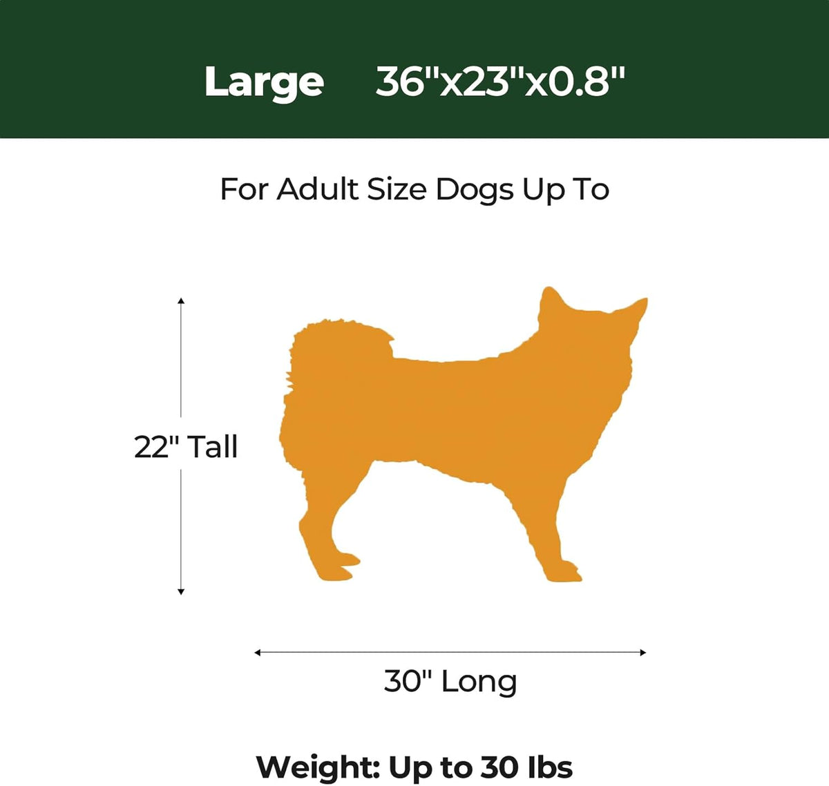 BALANCE Dog Crate Pad, Dog Foam Crate Mat Kennel Pad, Washable Water-Resistant Pet Bed Flat Dogs