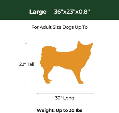 BALANCE Dog Crate Pad, Dog Foam Crate Mat Kennel Pad, Washable Water-Resistant Pet Bed Flat Dogs