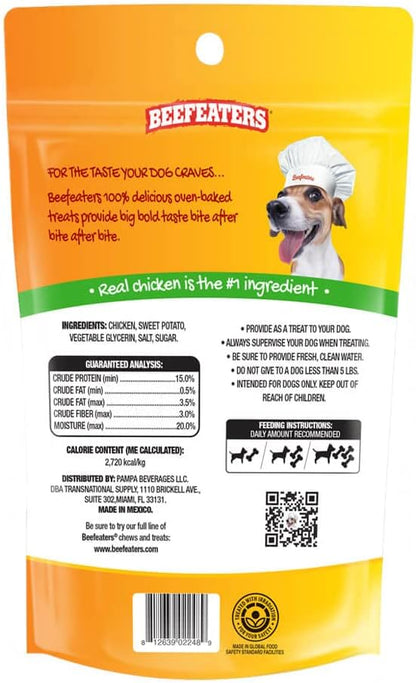 Beefeaters Sweet Potato Wrap with Chicken – Dog Treat. No Corn, Wheat, Soy or Gluten, Low Fat