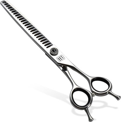 Dog Grooming Scissors: 7.5 inch Pet Chunker Shears Made Of Japanese 440C Advanced Stainless Steel