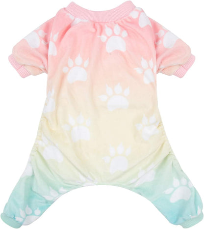 CuteBone Small Dogs Outfit Soft Puppy Onesies Pjs Dog Pajamas Pet Coat Cat Apparel Comfy Doggie