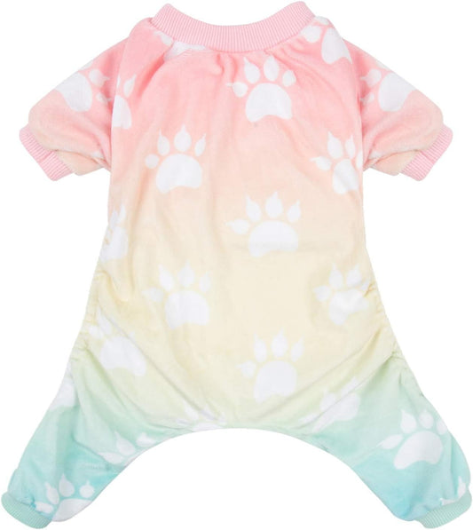 CuteBone Small Dogs Outfit Soft Puppy Onesies Pjs Dog Pajamas Pet Coat Cat Apparel Comfy Doggie
