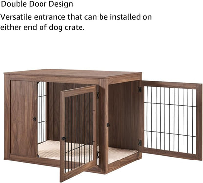 unipaws 38.5 Inch Furniture Style Dog Crate for Medium Large Dogs, Indoor Aesthetic Dog Stuff