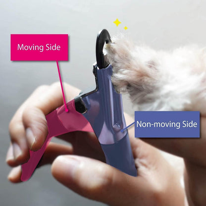 Guillotine Type Dog Nail Clippers for Small and Medium-Sized Dogs, Safety Guard to Avoid Over