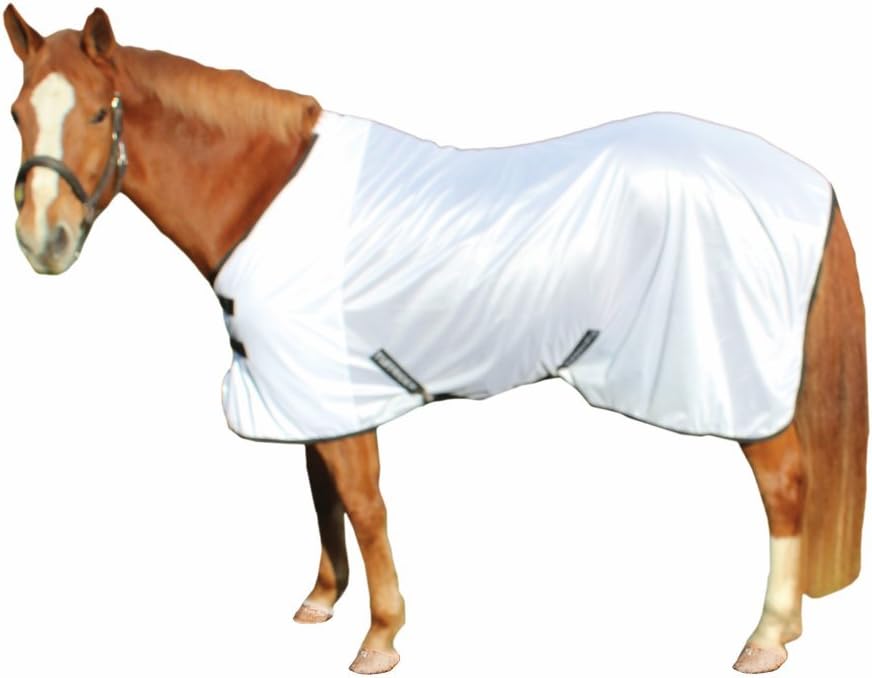 TuffRider Comfy Mesh Fly Sheet | UV Protection Horse Sheet, Standard Neck, 130 Grams Breathable
