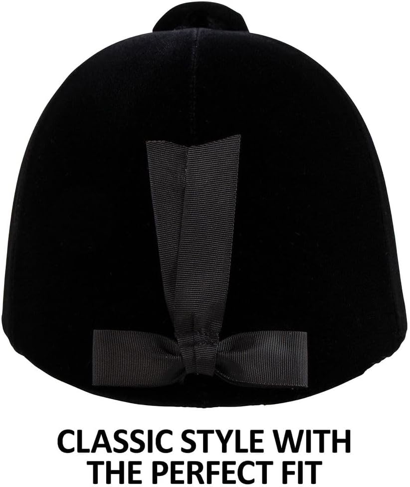 Dura-Tech Velvet Horse Riding Hunt Cap | Classic English Equestrian | Hunter Class Elegance | Use